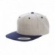 Yupoong 6089MT Adult 6-Panel Structured Flat Visor Classic Two-Tone Snapback