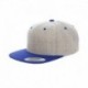 Yupoong 6089MT Adult 6-Panel Structured Flat Visor Classic Two-Tone Snapback