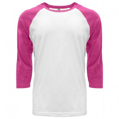 Next Level Apparel 6251 Unisex CVC 3/4 Sleeve Raglan Baseball T-Shirt