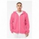 Bella + Canvas 3739 Unisex Sponge Fleece Full-Zip Hooded Sweatshirt