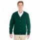 Harriton M425 Men's Pilbloc V-Neck Button Cardigan Sweater