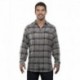 Burnside B8210 Men's Plaid Flannel Shirt