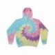 Tie-Dye CD877 Adult Tie-Dyed Pullover Hooded Sweatshirt