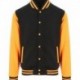 Just Hoods By AWDis JHA043 Men's 80/20 Heavyweight Letterman Jacket