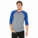 Bella + Canvas 3200 Unisex 3/4-Sleeve Baseball T-Shirt