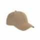 Big Accessories BX002 6-Panel Brushed Twill Structured Cap