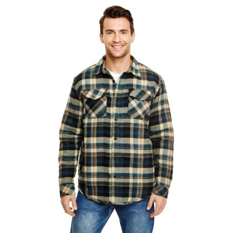 Burnside B8610 Adult Quilted Flannel Jacket