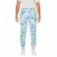 J America 8884JA Adult Tie Dye Fleece Jogger