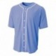 A4 NB4184 Youth Short Sleeve Full Button Baseball Jersey