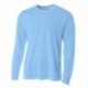 A4 N3253 Men's Birds-Eye Mesh Long Sleeve T-Shirt