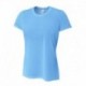 A4 NW3264 Ladies Shorts Sleeve Spun Poly T-Shirt