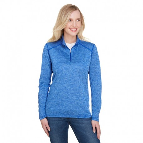 A4 NW4010 Ladies Tonal Space-Dye Quarter-Zip