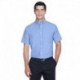 Harriton M600S Men's Short-Sleeve Oxford with Stain-Release