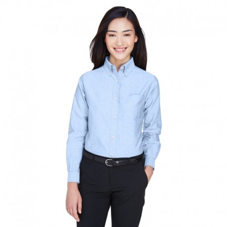 UltraClub 8990 Ladies Classic Wrinkle-Resistant Long-Sleeve Oxford