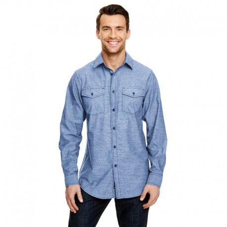 Burnside B8255 Mens Chambray Woven Shirt