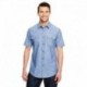 Burnside B9255 Mens Chambray Woven Shirt