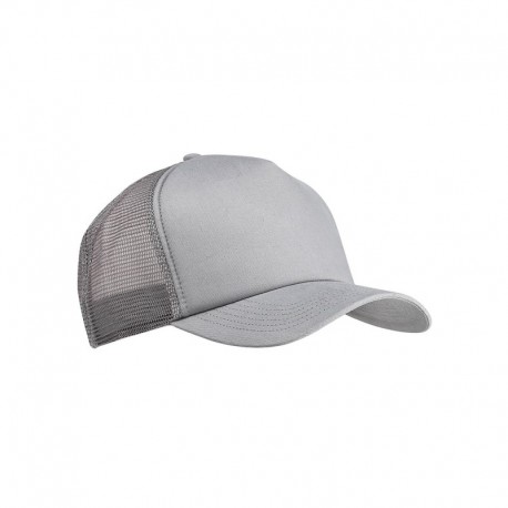 Big Accessories BX010 5-Panel Twill Trucker Cap