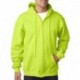 Bayside BA900 Adult 9.5oz., 80% cotton/20% polyester Full-Zip Hooded Sweatshirt