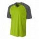 A4 NB3373 Youth Polyester V-Neck Strike Jersey with Contrast Sleeves