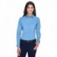 Harriton M500W Ladies Easy Blend Long-Sleeve Twill Shirt with Stain-Release