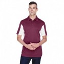 Harriton M355 Men's Side Blocked Micro-Pique Polo