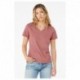 Bella + Canvas 6405 Ladies Relaxed Jersey V-Neck T-Shirt