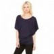 Bella + Canvas 8821 Ladies Flowy Draped Sleeve Dolman T-Shirt