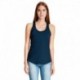 Next Level Apparel 6338 Ladies Gathered Racerback Tank