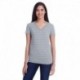 Threadfast Apparel 252RV Ladies Invisible Stripe V-Neck T-Shirt