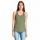 Next Level Apparel 6338 Ladies Gathered Racerback Tank