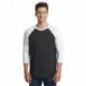 Next Level Apparel 6051 Unisex Triblend 3/4-Sleeve Raglan