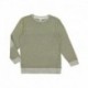 LAT 6965 Adult Harborside Melange French Terry Crewneck with Elbow Patches