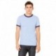 Bella + Canvas 3055C Men's Jersey Short-Sleeve Ringer T-Shirt