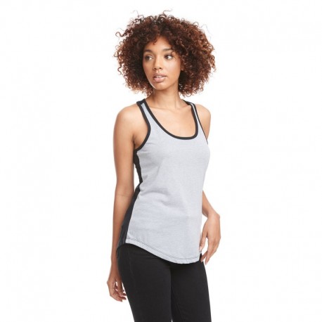 Next Level Apparel 1534 Ladies Ideal Colorblock Racerback Tank