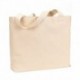 Bayside BS600 12 oz., Cotton Canvas Jumbo Tote