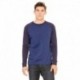 Bella + Canvas 3000C Men's Jersey Long-Sleeve Baseball T-Shirt