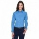 Harriton M500W Ladies Easy Blend Long-Sleeve Twill Shirt with Stain-Release