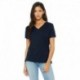 Bella + Canvas 6405 Ladies Relaxed Jersey V-Neck T-Shirt