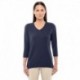 Devon & Jones DP184W Ladies Perfect Fit Bracelet-Length V-Neck Top