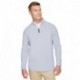 Devon & Jones DG480 CrownLux Performance Men's Clubhouse Micro-Stripe Quarter-Zip