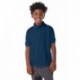 Hanes 054Y Youth 50/50 EcoSmart Jersey Knit Polo