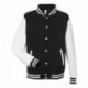 Just Hoods By AWDis JHA043 Men's 80/20 Heavyweight Letterman Jacket