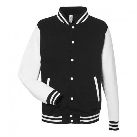 Just Hoods By AWDis JHA043 Men's 80/20 Heavyweight Letterman Jacket