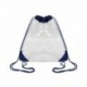 Liberty Bags OAD5007 Clear Drawstring Pack