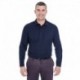 UltraClub 8542 Adult Long-Sleeve Whisper Pique Polo