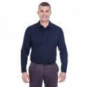 UltraClub 8542 Adult Long-Sleeve Whisper Pique Polo