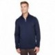 UltraClub UC792 Men's Coastal Pique Fleece Quarter-Zip