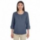 Devon & Jones DG230W Ladies Central Cotton Blend Melange Knit Top