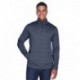 Devon & Jones DG798 Men's Newbury Melange Fleece Quarter-Zip