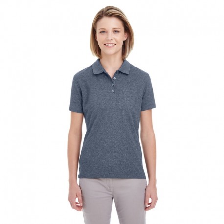 UltraClub UC100W Ladies Heathered Pique Polo